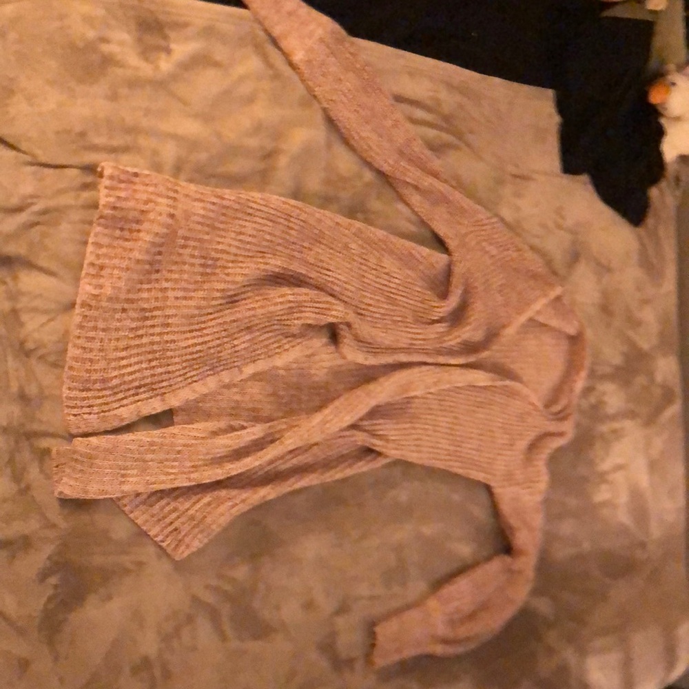 Pink Long Cardigan